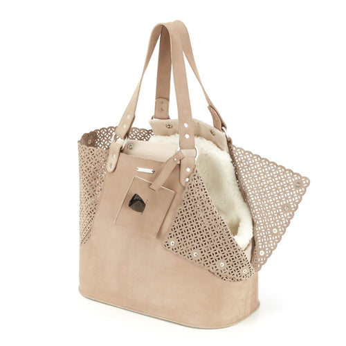 Elva Dog Carrier & Personal Bag - Nude 