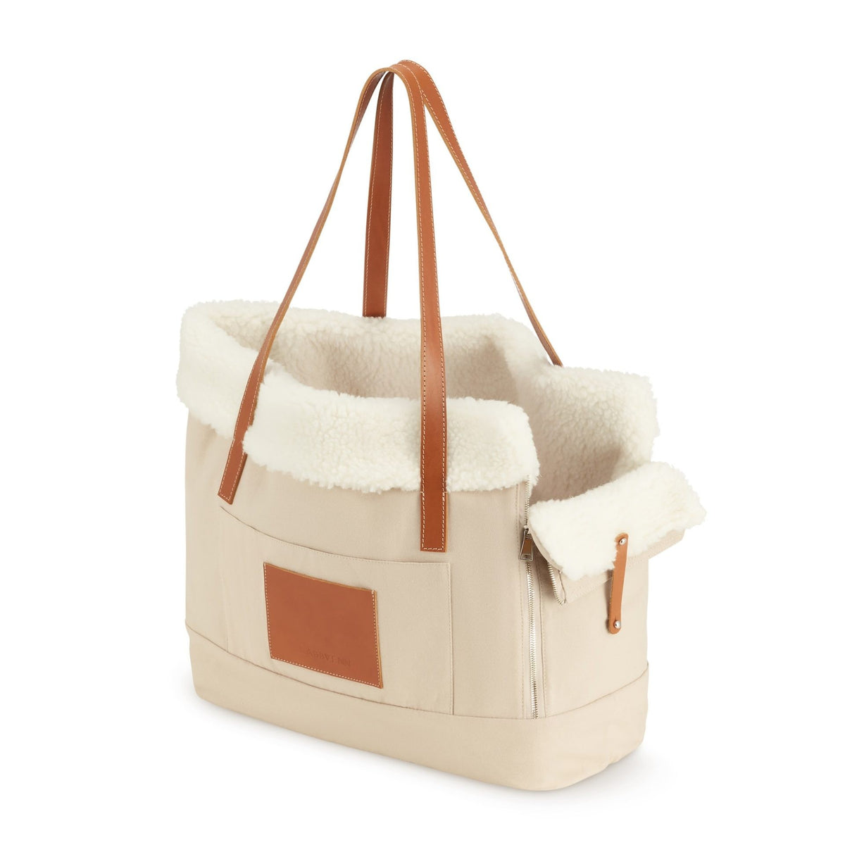 Liiva Dog Carrier & Personal Bag - Beige 