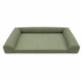 Carré Dog Mattress with Removable Cover – Olive Green, XL